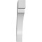 Ekena Millwork 5 1/2-in. W x 36-in. D x 36-in. H Merced Architectural Grade PVC Knee Brace BRCP055X36X36MRC - alternate 2
